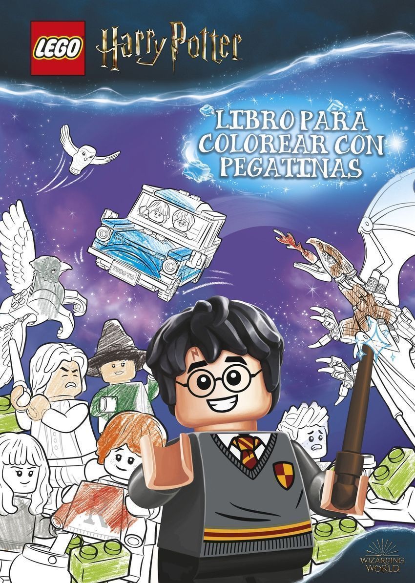 Harry Potter:Libro Para Colorear Con Pegatinas.(Lego)