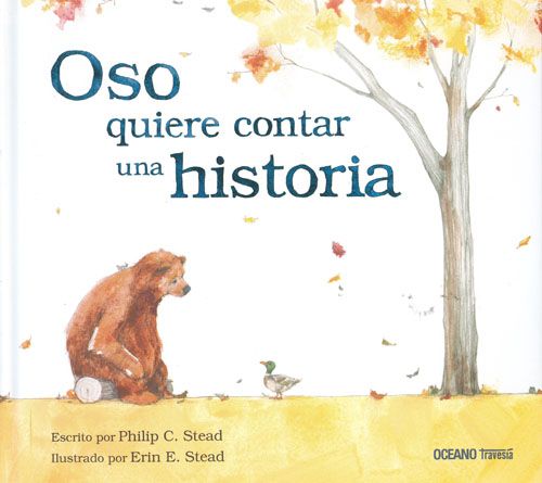 Oso quiere contar una historia.