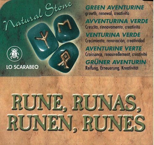 Runas aventurina. Aventurine runes