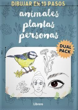Dibujar en 10 pasos animales plantas personas (Dual Pack).