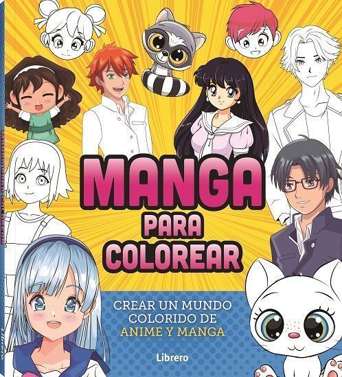 Manga para colorear. Crear un mundo colorido de Anime y Manga