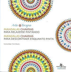Mandalas chakras para relajarse pintando. Arte terapia