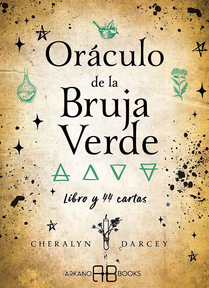 Oráculo de la Bruja Verde. Libro y 44 cartas