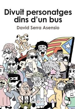 Divuit personatges dins d'un bus.