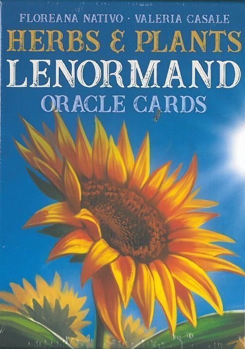 Herbs & plants lenormand oracle cards.