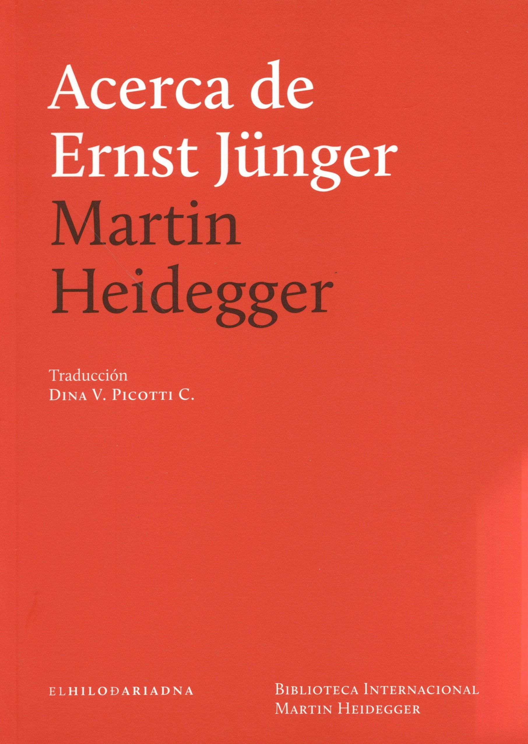 Acerca de Ernst Jünger.