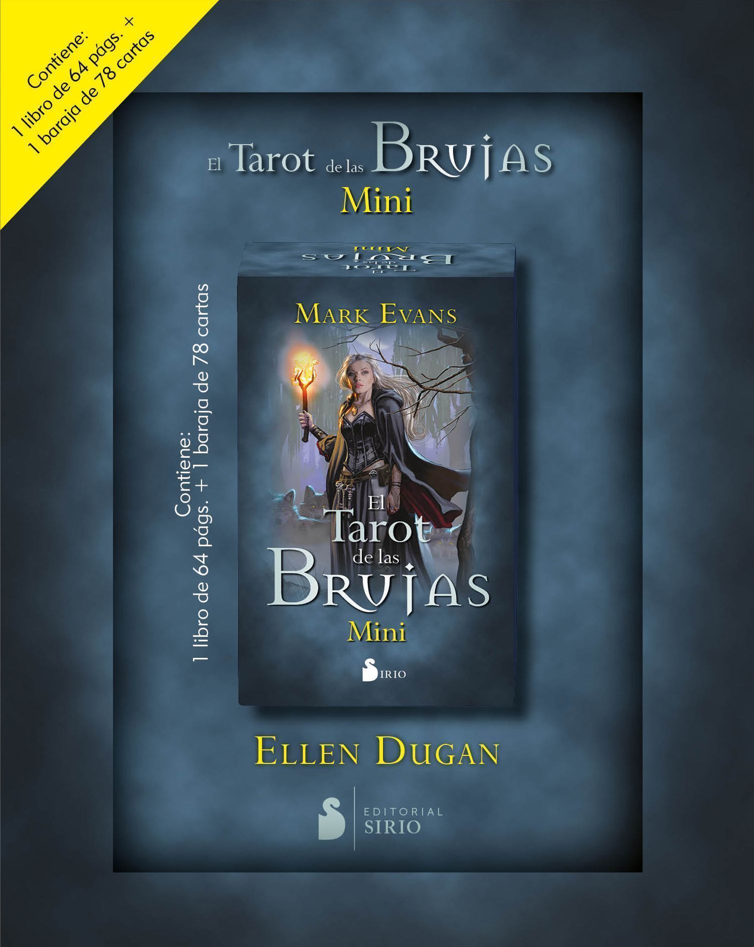 T. De las brujas mini (estuche) Incluye libro y baraja mini de 78 cartas