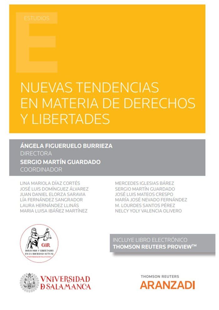 Nuevas tendencias en materia de derechos y libertades (papel e-book)