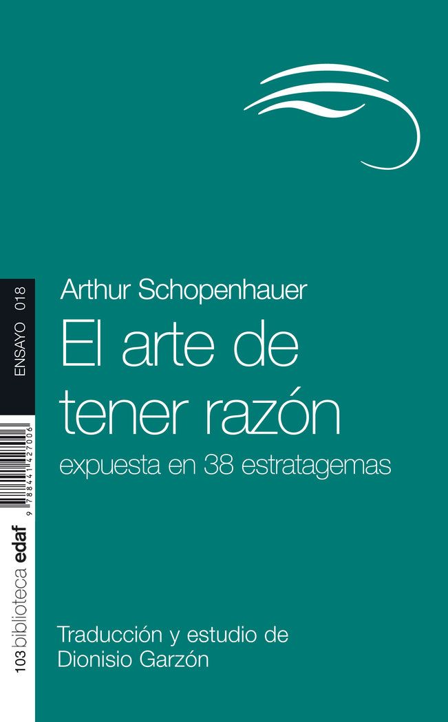 Arte De Tener Razon,El