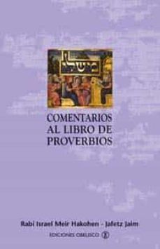 Comentarios al libro de proverbios