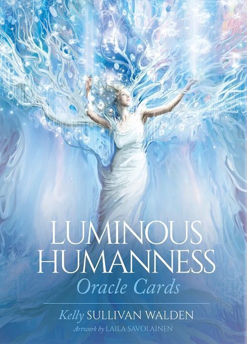 Luminous humanness oracle cards.