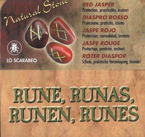 Runas Jaspe rojo. Red Jasper runes