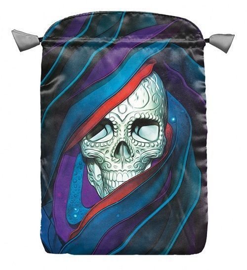 Bolsa santa muerte calavera.