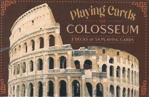 Colosseum playing cards. 2 Decs of 54 Playing cards