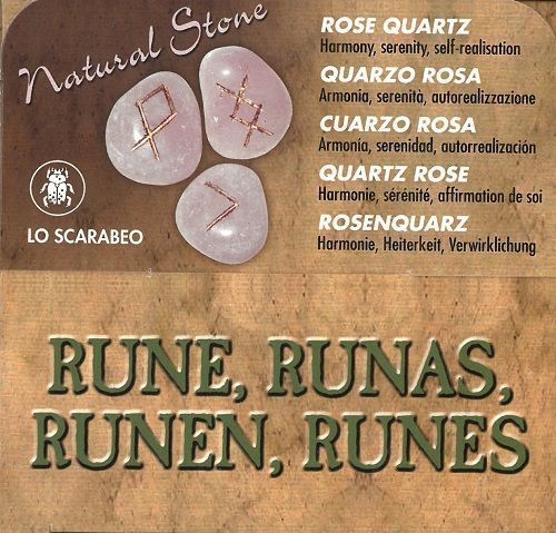 Runas cuarzo rosa. Rose quartz runes