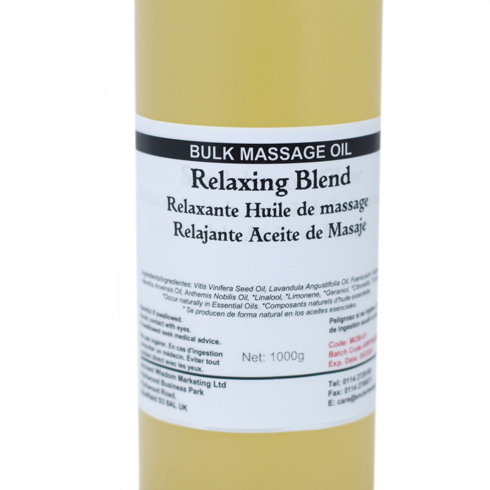 Aceite de Masaje 1L - Relajante - Imagen 2
