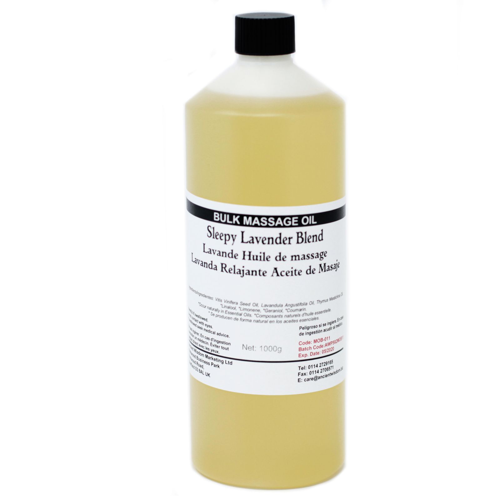 Aceite de Masaje 1 L- Lavanda Soñolienta