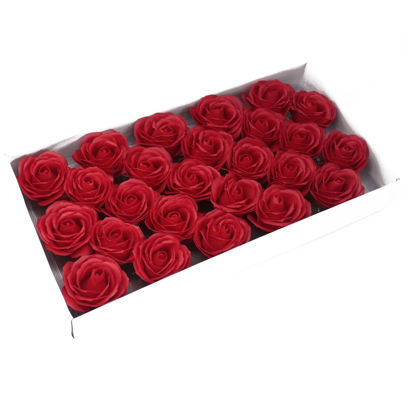 Flores manualidades deco grande - roja