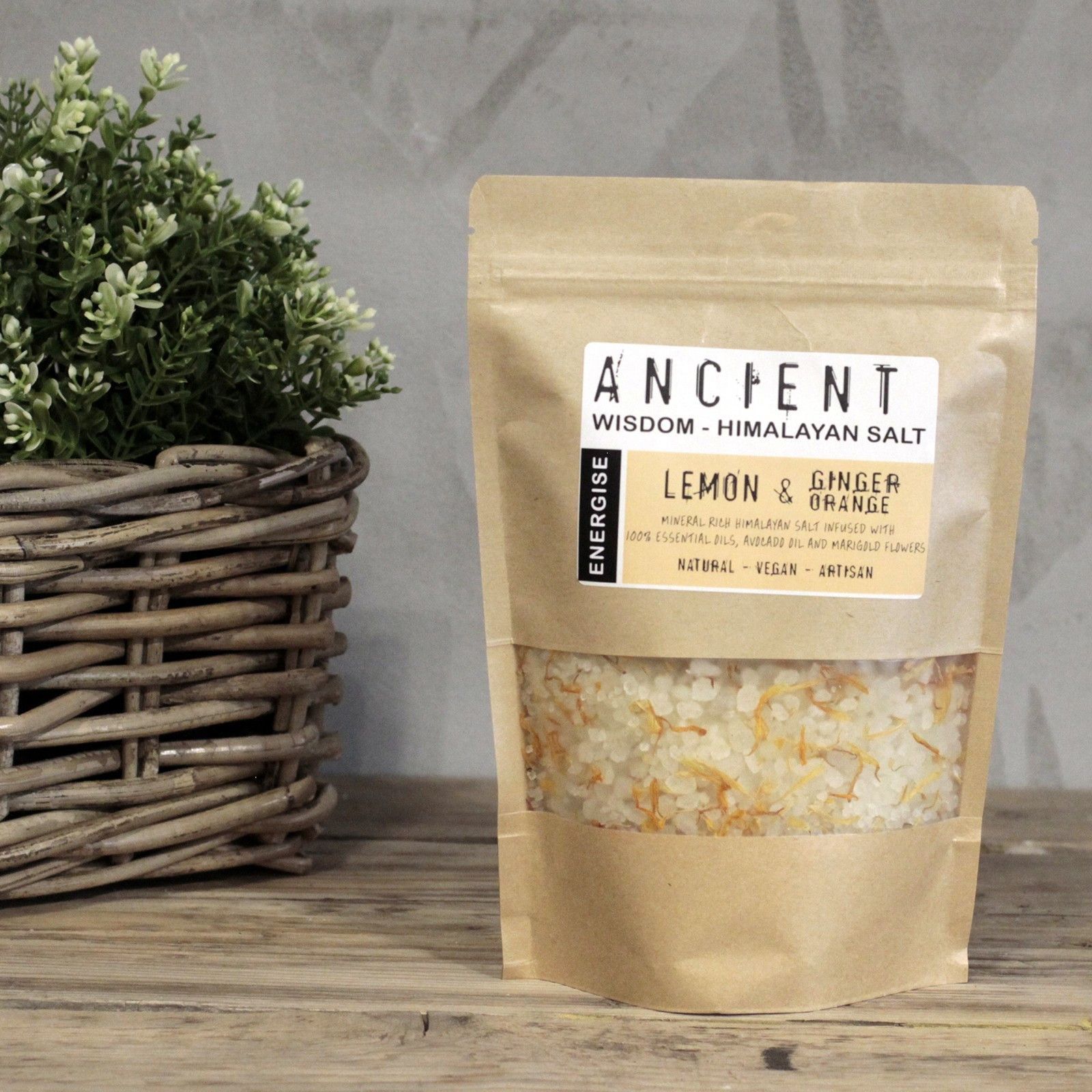 Mezclas de sal de baño del Himalaya - 500 g - Energizar - Imagen 3