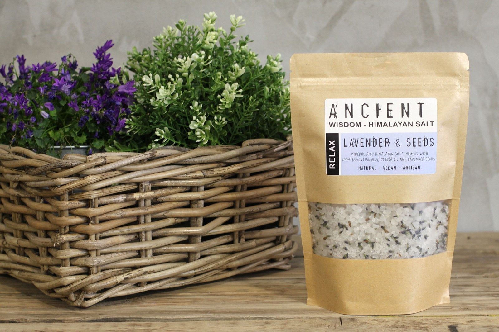 Mezclas de sal de baño del Himalaya - 500 g - Relajarse - Imagen 2