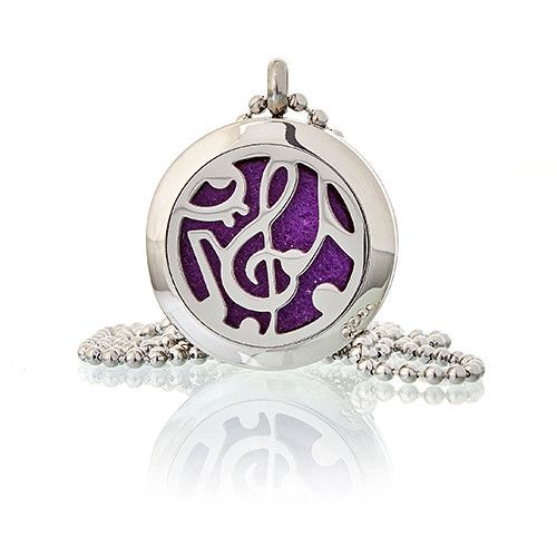 Collares difusores de aromaterapia 25mm - Nota musical