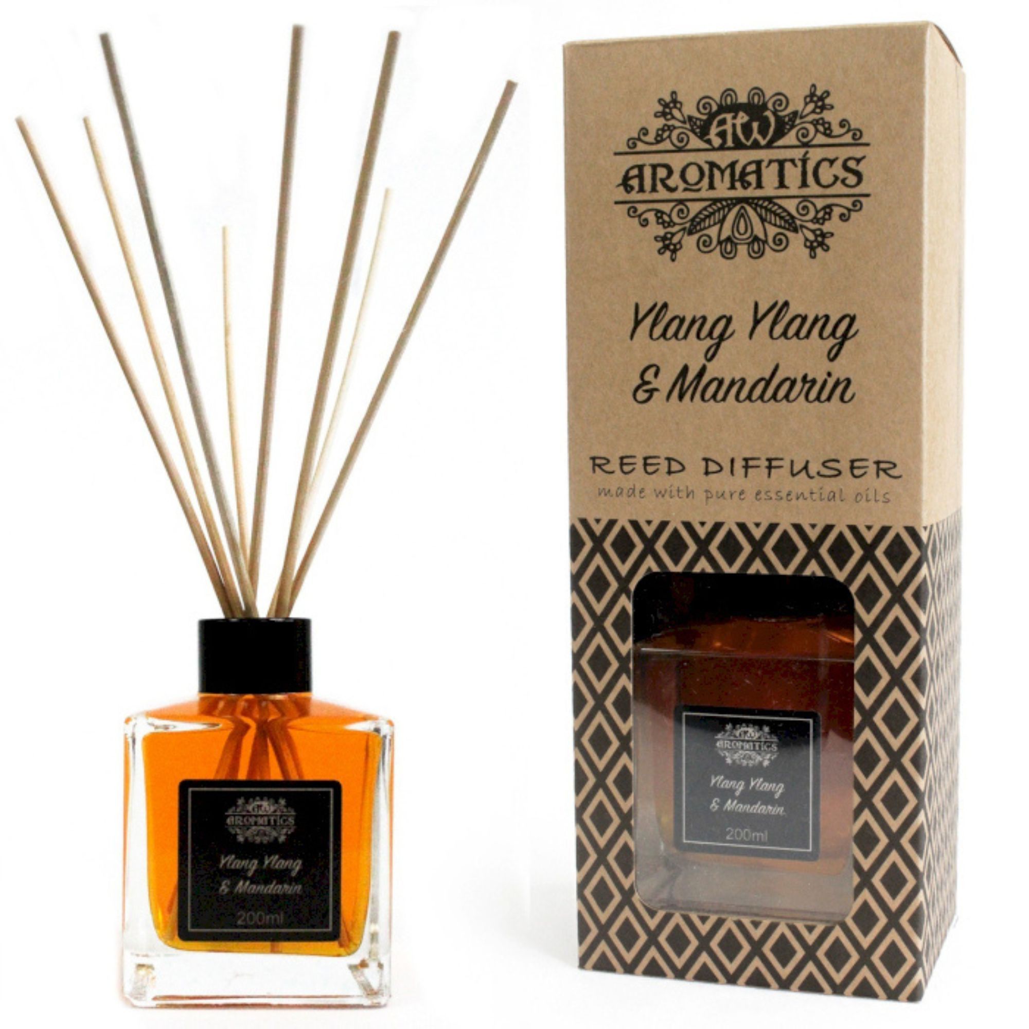 Difusor de Varillas con Aceites Esenciales - Ylang Ylang y Mandarin - Imagen 5