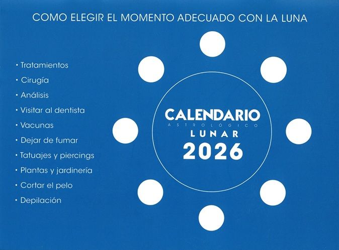 Calendario lunar 2026. Como elegir el momento adecuado con la luna