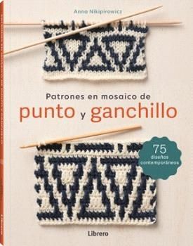 Patrones en mosaico de punto y ganchillo.