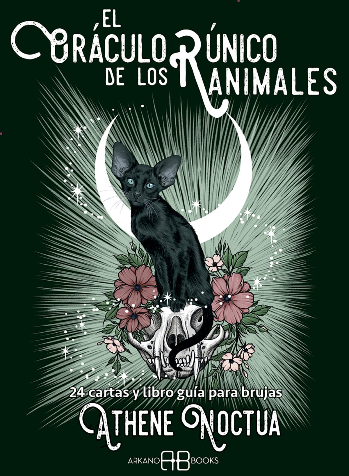 El oráculo rúnico de los animales. 24 cartas y libro guía para brujas