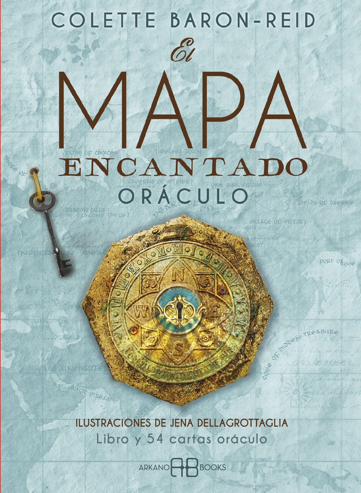 El mapa encantado. Oráculo. Libro y 54 cartas oráculo