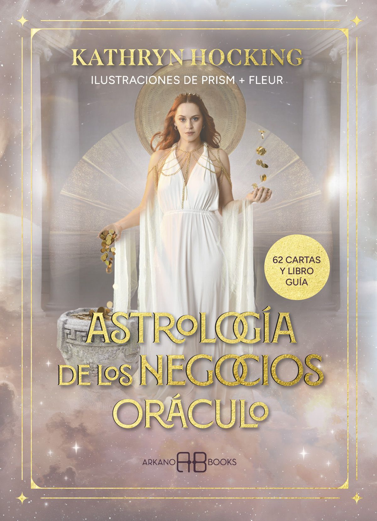 Astrología de los negocios. Oráculo. 62 cartas y libro guía