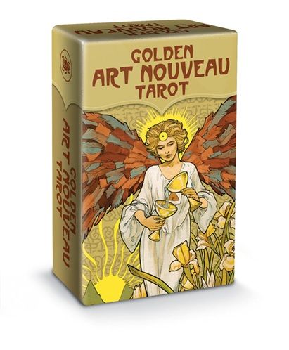 Tarot mini golden art nouveau.