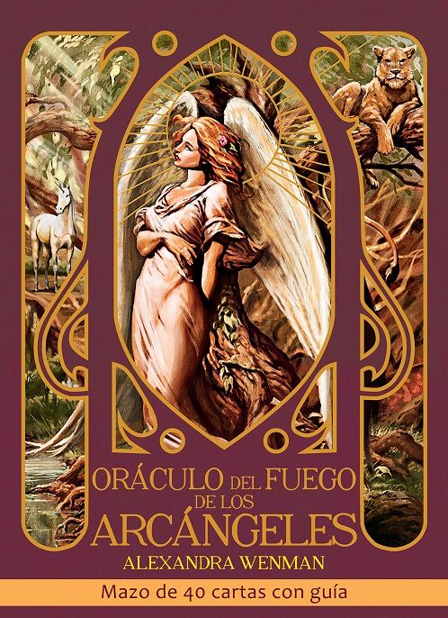Oráculo del fuego de los arcángeles. Mazo de 40 cartas con guía