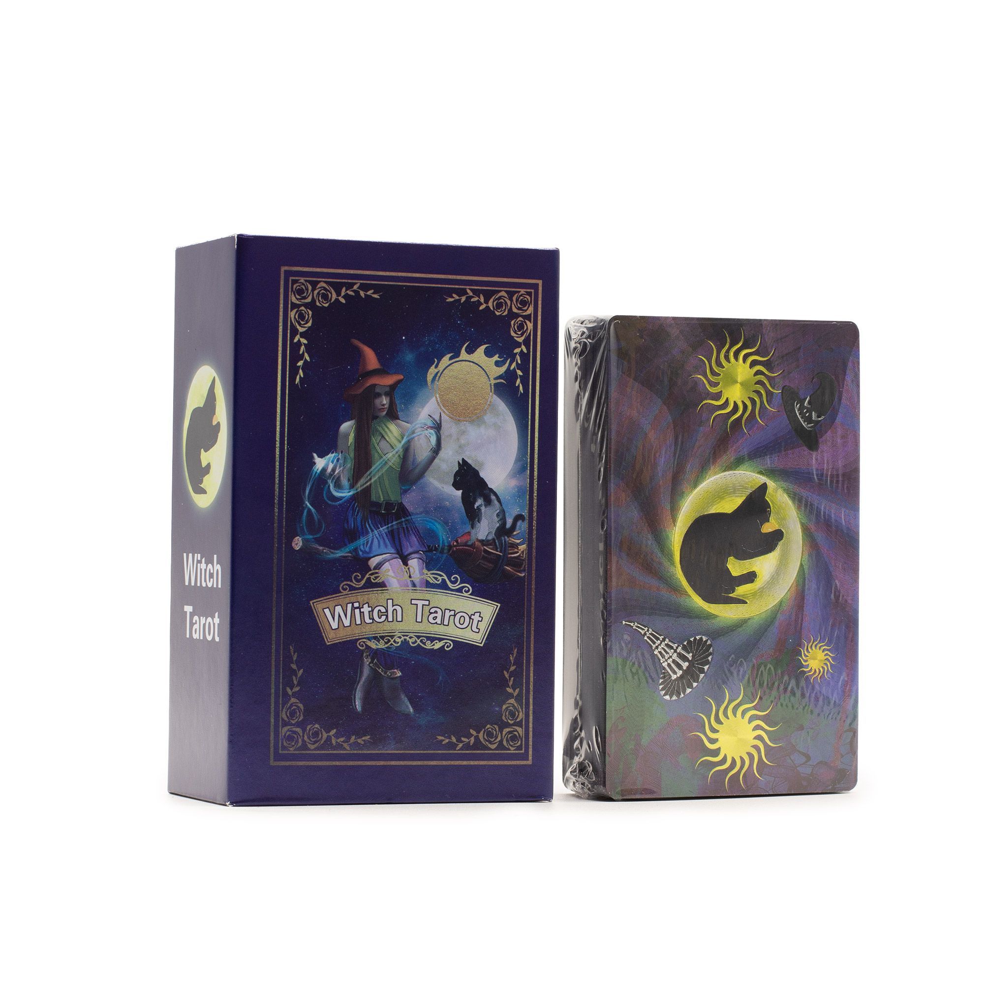 Conjunto de cartas de Tarot con lámina púrpura - Tarot de la Bruja - con folleto - Imagen 4