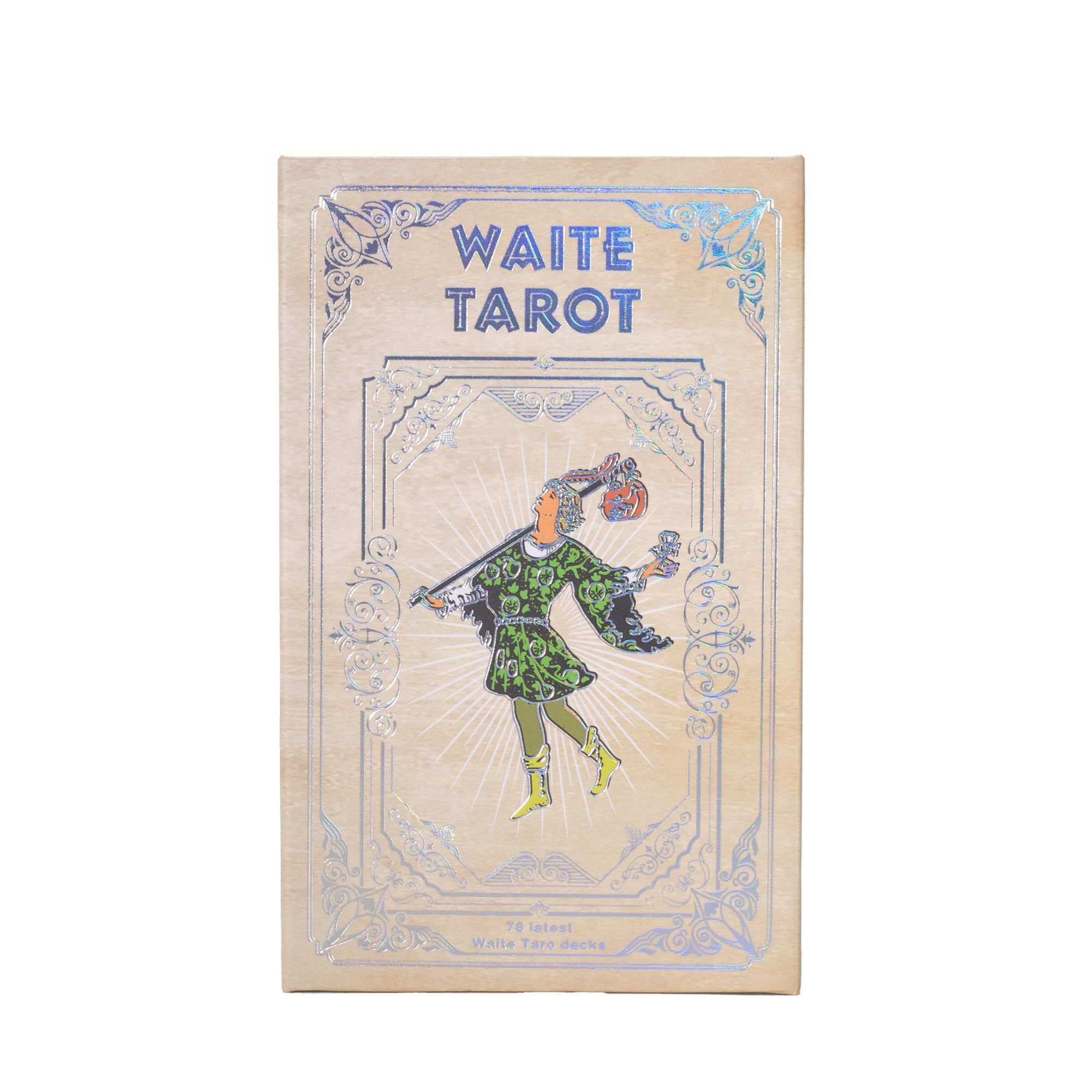 Juego de cartas de Tarot Waite con lámina de plata - con folleto - Imagen 3