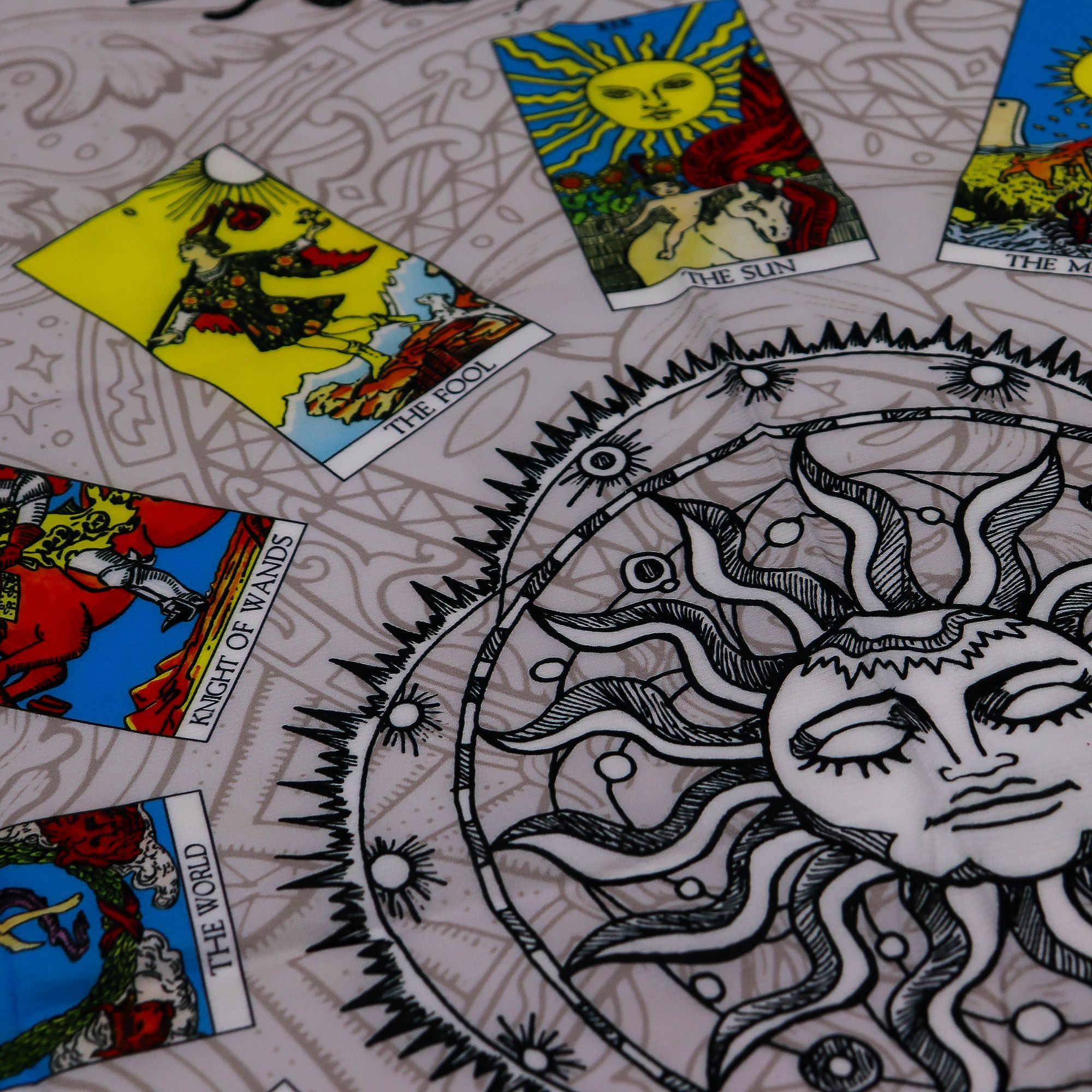 Paño para lectura del Tarot - Árbol de la Vida - Imagen 8
