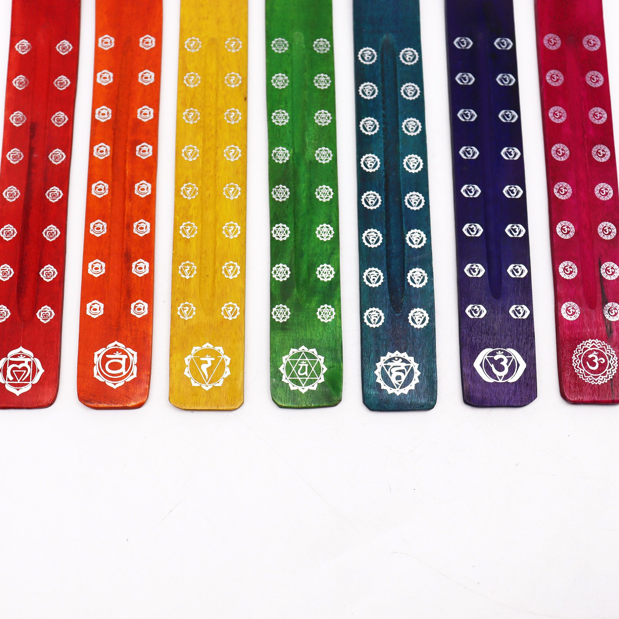 Quemador de incienso - Chakras ( Colores Variados)
